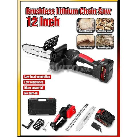 منشار كهربائي لاسلكي مع بطارية 48 فولت - 2