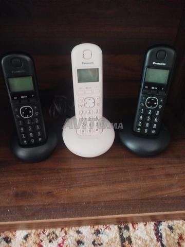 هاتف باناسونيك لاسلكي ثلاثي - 2