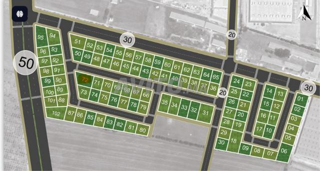 Terrain industriel 812 m², Zone I2S1, Ouled Azzouz - 2