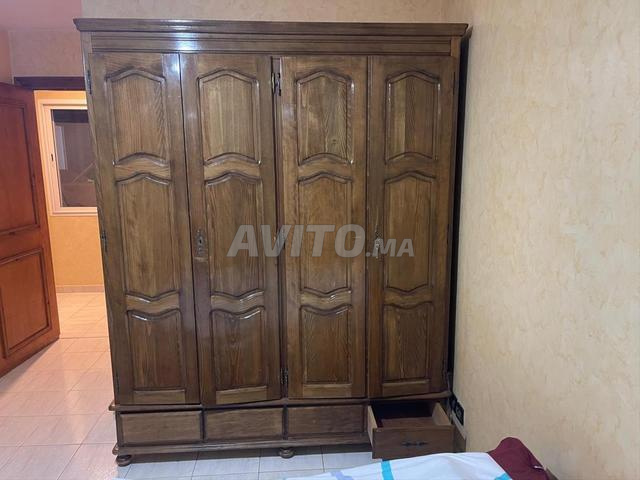 خزانة ملابس خشبية (زان) - 2