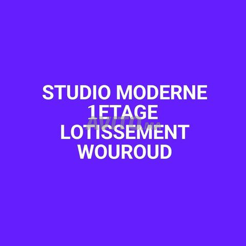 STUDIO MODERNE 1ER ÉTAGE QUARTIER WOUROUD