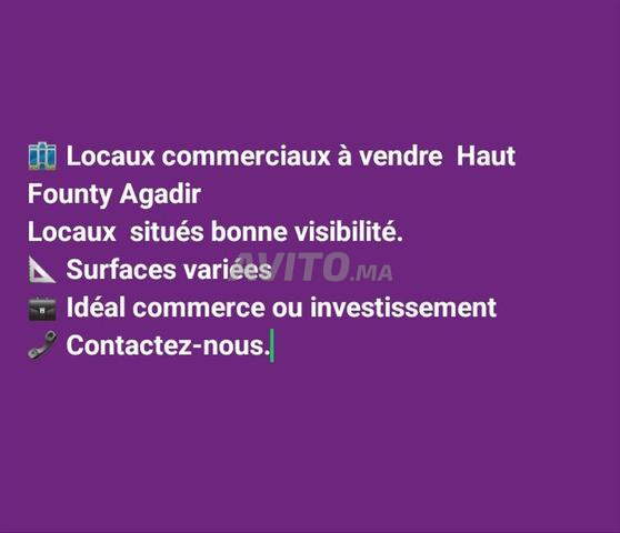 Locaux commerciaux prêts à vendre