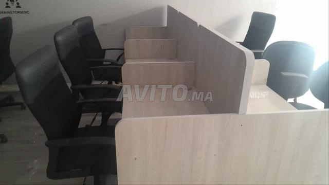 Marguerite postes multiples/bureau collaboratif - 2