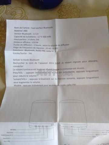 Haut-parleur Bluetooth Neuf - 2
