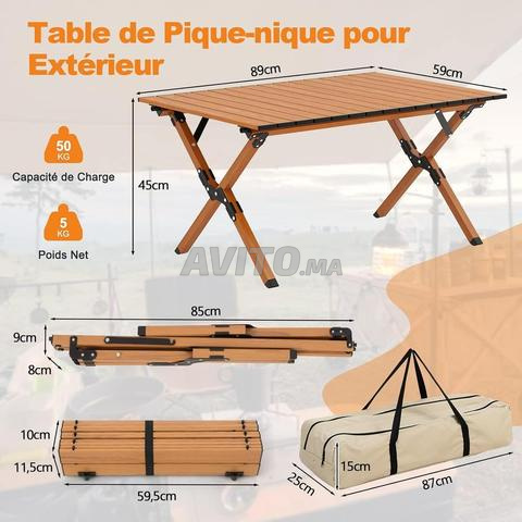 طاولة نزهة قابلة للطي - 2