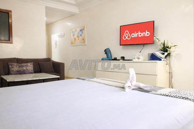 استوديو مفروش للإيجار باليوم في أكدال - 2