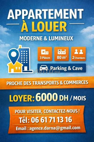 Appartement 80m² à louer à Californie