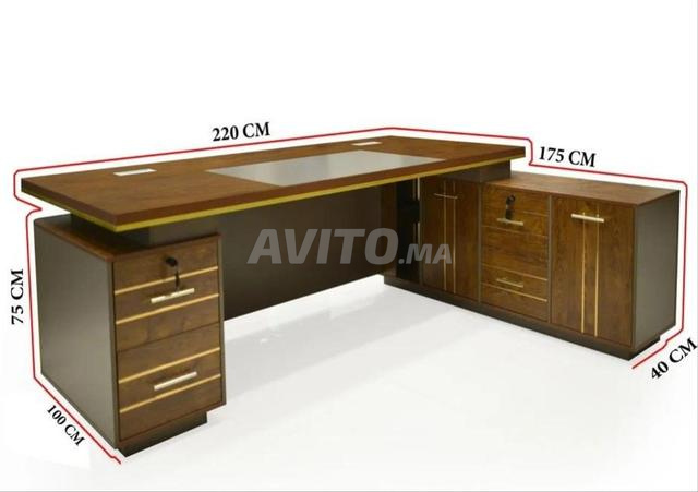 مكتب مدير استيراد 160 / 180 / 200 سم - 2