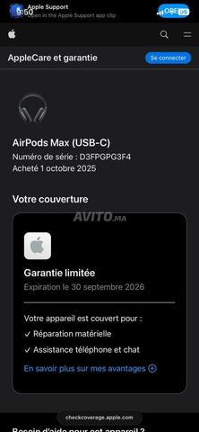 Airpods Max Original ✅🍎 apple garantie - 2