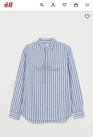 قميص قطن H&M بقصة عادية - 2