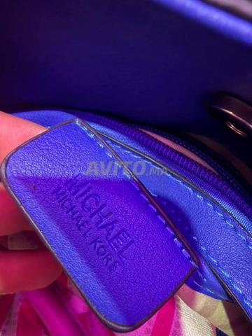 Sac Michael Kors authentique en cuir bleu - 2