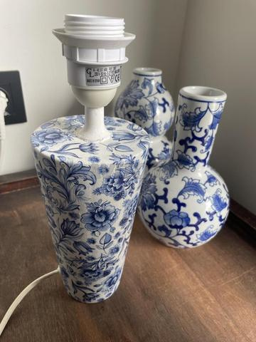 Pied de lampe « blue onion » - 2