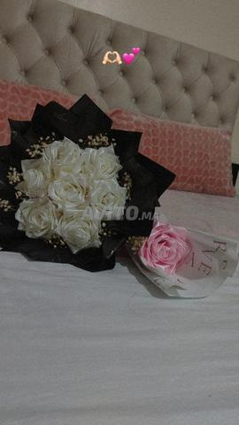 🌸 هدية راقية ورد ستان بجودة عالية - 2