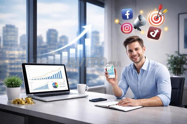 Création de sites web avec publicités sur les réseaux sociaux et SEO