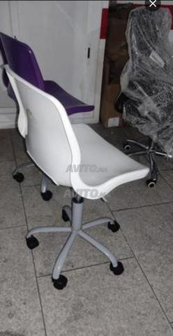 كرسي قابل للتعديل بعجلات - 2