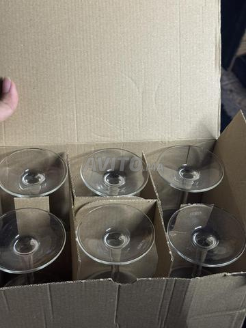 12 كوب زجاجي جديد (شكل أنيق) - 2