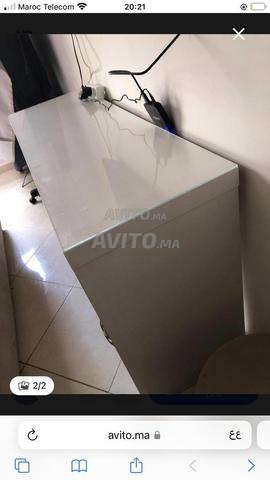 خزانة بيضاء بدرج من خشب MDF - 2