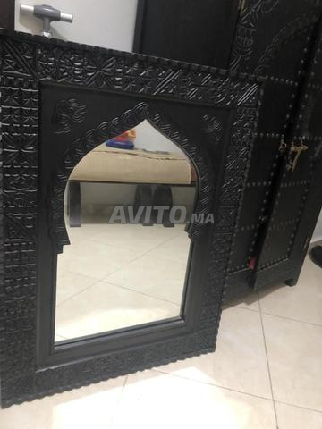 مرآة يدوية الصنع سوداء - 2