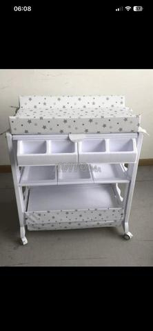 Table à langer et baignoire bébé 2 en 1 mobile - 2