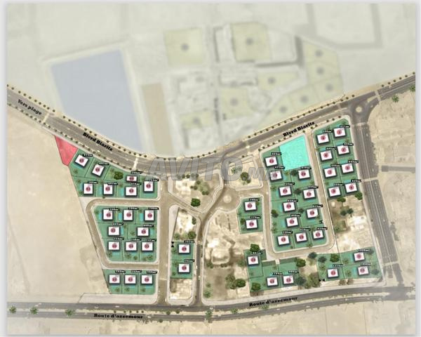 بقع أرضية 700 متر مربع قرب Morocco Mall