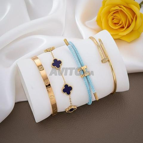 Quatre Bracelets De Marque Inoxydable XU831