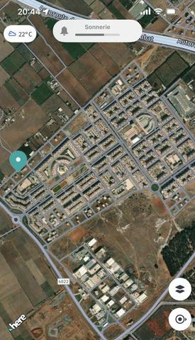 Terrain villa 200 m2 lotiss nour tamesna temara