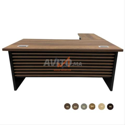 BUREAU NARAKO avec retour et caisson Réf A0004