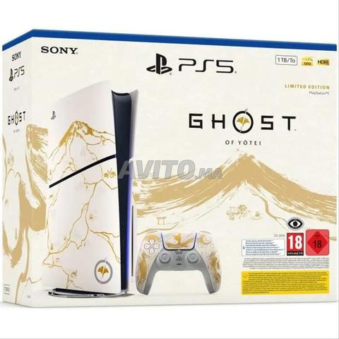 Console Sony PS5 Slim Édition Limitée Gold Ghost of Yōtei - 2