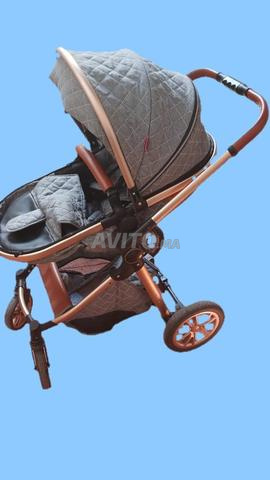 عربة أطفال 3 قطع - 2