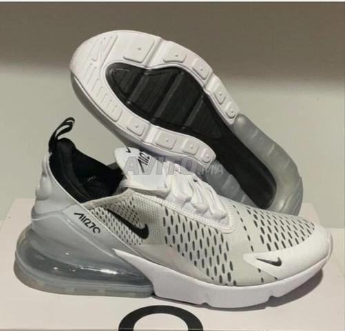 Chaussures de course Nike Air Max noires blanches originales - 2