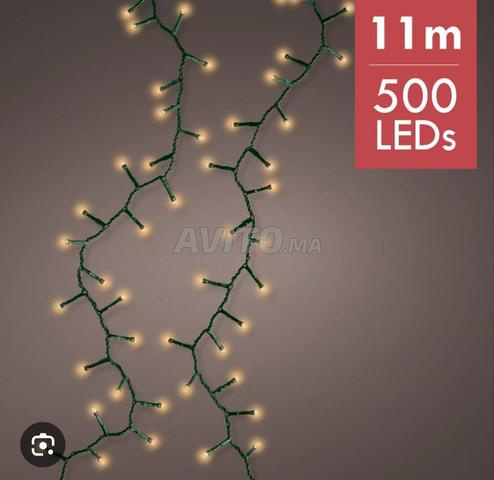 خيط LED خارجي أصفر وأبيض - 2