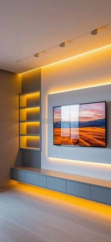 تغليف جدار تلفزيون عصري جديد - 2