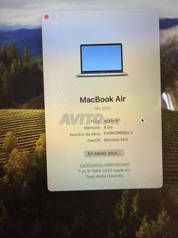 Macbook Air M1 2021 avec chargeur et câble