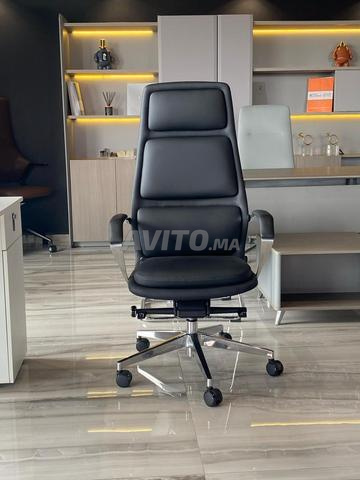 Chaise Fauteuil en Simili Cuir - 2