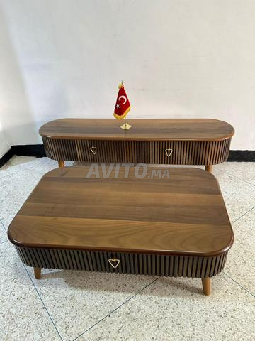 Table basse en bois naturel - 2