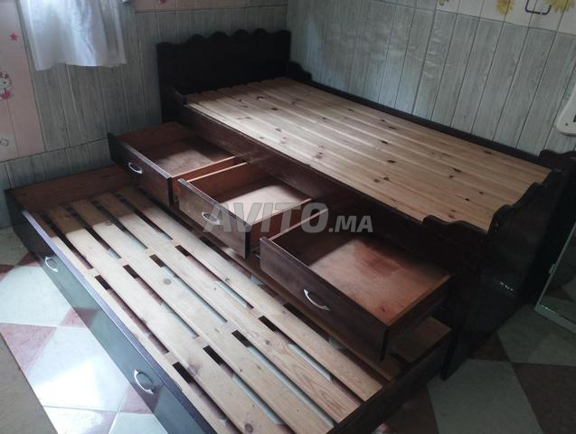 سرير بطابقين مع 3 أدراج - 2