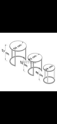 Table métallique - 2