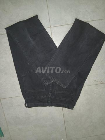 سروال جينز نسائي أسود، بني ملال - 2