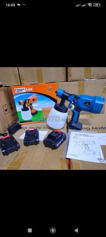 مسدس الصباغة مع 3 بطاريات 48 فولت - 2