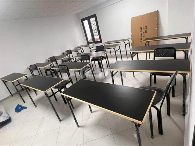 CHAISE SEMI MÉTALLIQUE / TABLE SCOLAIRE - 2