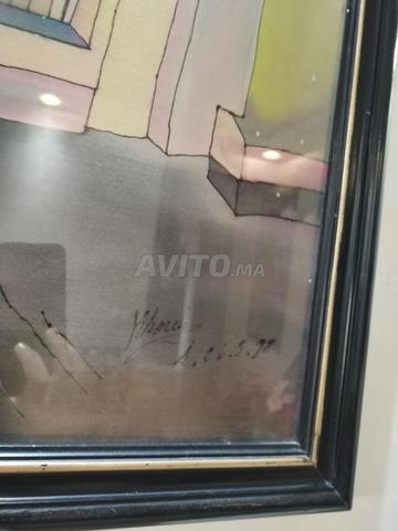 Tableau fait main signé - 2