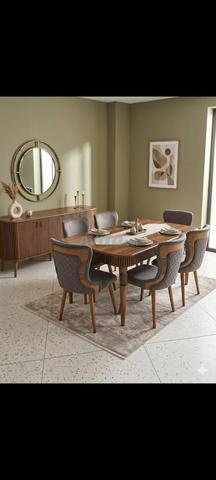 غرفة طعام ممتازة موديل تركي فاخر، السعر 8800 درهم - 2