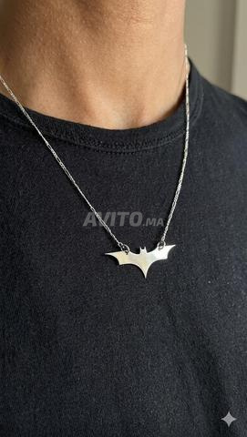 Collier Batman Argent 925