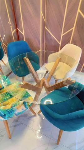 طاولة طعام دائرية للبيع - 2