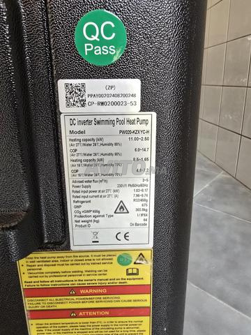 POMPE À CHALEUR PISCINE 11KW NEUVE - 2