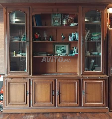 خزانة كتب بحالة ممتازة خشب البلوط - 2