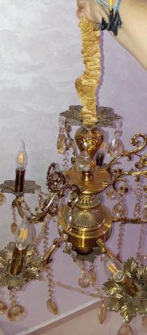 نجفة تريا نحاسية - 2