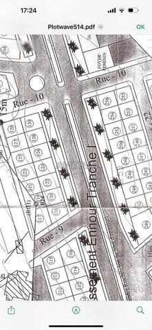 أرض 240 متر مربع، كراج، 3 واجهات، رخصة بناء 3 شقق في الطابق