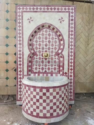 نافورة جدارية من الزليج البلدي الفاسي - 2
