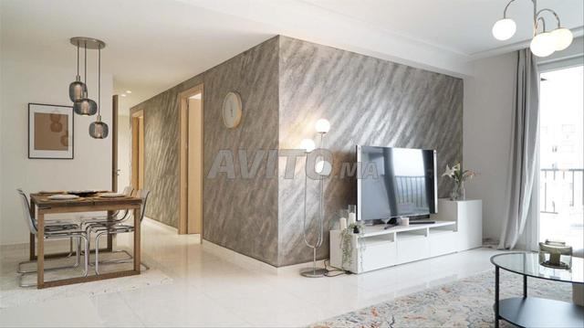 شقة 95 متر كراج مسبح مصعد بلكون طنجة البالية - 2